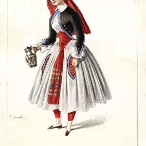 Madame Adalbert as Catherine in La Duchesse de Marsan, 1847