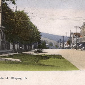 Main Street, Ridgway, Pennsylvania, USA