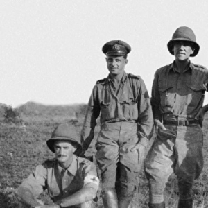 Major Harris with Field Ambulance Unit, WW1