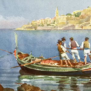 Malta - Valletta - a fishing boat