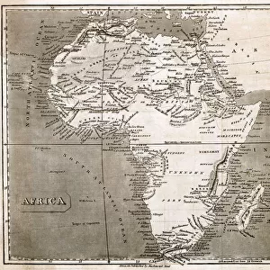 Map of Africa 1818