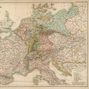 World Map Art Prints: Germany
