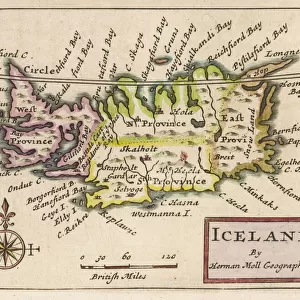 Map / Europe / Iceland 18C