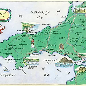 Map - The Lleyn Peninsula