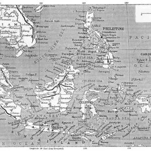 Map of Malaysia 1908 Print - A Colonial Era Map Map of Malaysia 1908 Print - A Colonial Era Map