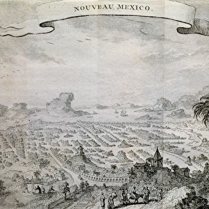 Map of New Mexico. 17th century
