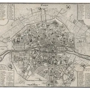 Map / Paris 18C