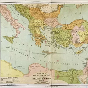 Map / Roman Empire / Cup