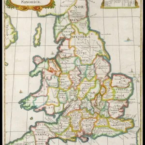 Saxon England and Wales Print Saxon England and Wales Print