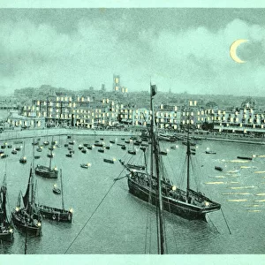Margate, Kent - Harbour and seafront - hold-to-light card