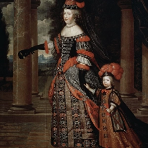 Maria Theresa of Austria with the Grand Dauphin by Mignard