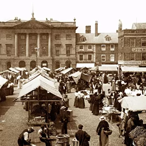 Market Place, Newark, early 1900s