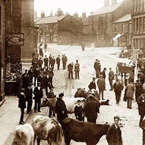 Market Place, Penistone early 1900's