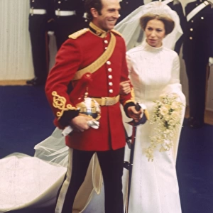 Marriage of Princess Anne to Mark Phillips