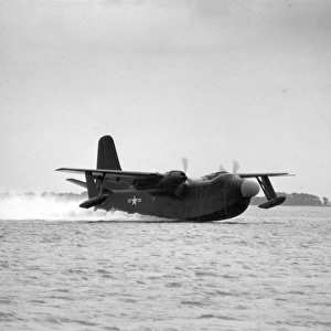 Martin P5M-1 Marlin takes off from Chesapeake Bay