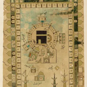 Mecca Print: The Kaaba Mecca Print: The Kaaba