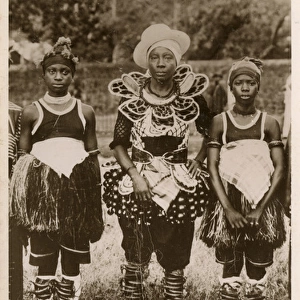 Mendi (Mende) Dancing Girls, Sierra Leone, West Africa
