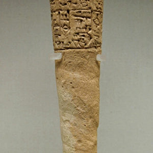 Mesopotamia. Clay foundation peg. 1st Dynasty of Lagash. 240