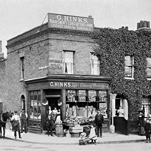 Mickleover Hinks Corner Shop early 1900s