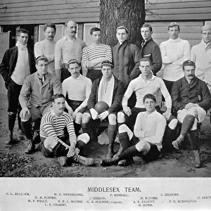 Middlesex Rugby Team in the 1890s