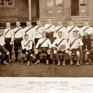 Midland Counties Rugby Team in the 1890s