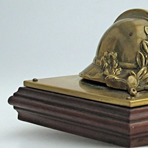 A miniature Belgian army Adrian helmet