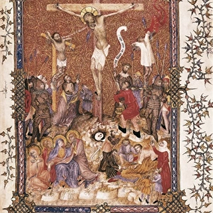 Missal. 1409. Representation of the Crucifixion