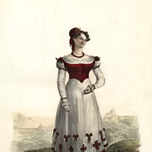 Mlle. Eleonore as Floretta in Le Belvedere