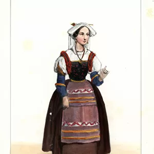 Mlle Zoe Prevost as Mathea in La Sirene, 1844