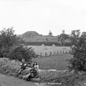 The Moat, Dundonald Print - Early 20th Century Scene The Moat, Dundonald Print - Early 20th Century Scene