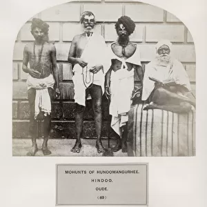 Mohunts of Hundoomangurhee, Hindoo, Hindu tribe, Oude