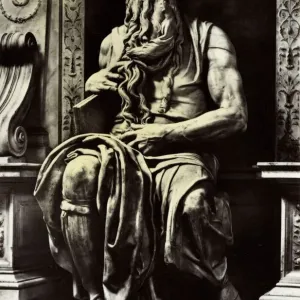High Renaissance Sculpture Print of Michelangelo's Moses High Renaissance Sculpture Print of Michelangelo's Moses