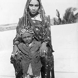 Mother and son of Kismayo, Somalia, East Africa