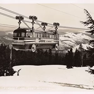 Mount Hood Skiway - leaving the Upper Terminal