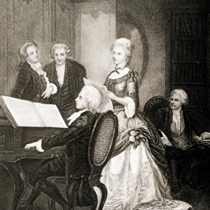 MOZART, Wolfgang Amadeus (1756-1791); CAVALIERI, Caterina (1