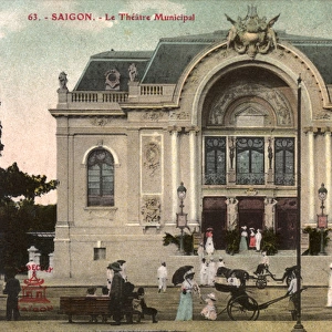 Municipal Theatre, Saigon, Cochinchina (Vietnam)