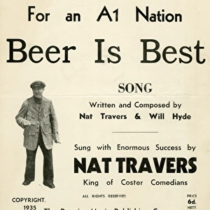 Music cover, For an A1 Nation Beer is Best