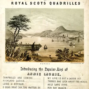 Music cover, Annie Laurie or Royal Scots Quadrilles