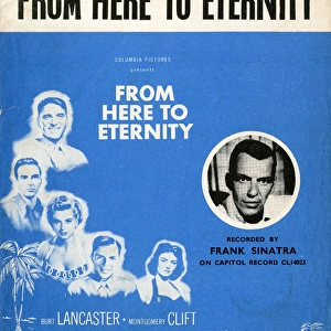 Music cover, From Here To Eternity, Frank Sinatra