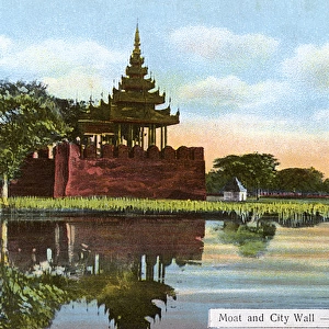 Myanmar - Mandalay - Moat and City Wall