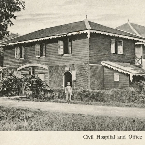 Myanmar - Pathein (Bassein) - Civil Hospital and Office