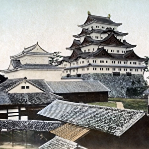 Nagoya Castle, Japan circa 1890