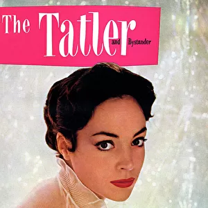 Natasha Parry on Tatler cover 1957