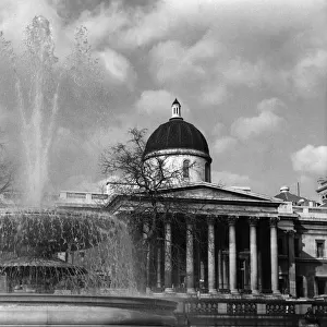 The National, Gallery, Trafalgar Square, London, built between 1834 and 1838