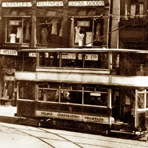 Nelson Corporation tram, possibly 1920s