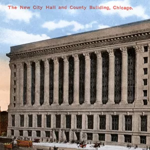 New City Hall and County Building, Chicago, Illinois, USA