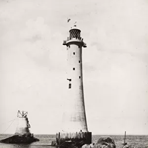The new Eddystone Lighthouse after completion, c. 1890