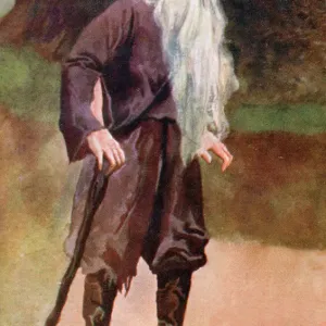 Beerbohm Tree as Rip Van Winkle Print, circa 1900 Beerbohm Tree as Rip Van Winkle Print, circa 1900