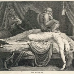 Mary Evans Print: Nightmare Nightmare Mary Evans Print: Nightmare Nightmare