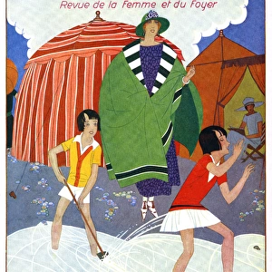 Nos Loisirs magazine cover - summer holiday 1923